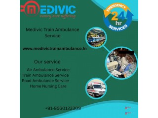 Medivic Train Ambulance in Darbhanga Deals with Any Possible Situation During the Transfer