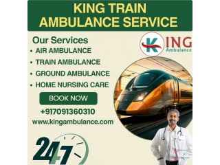 King Train Ambulance Service in Mumbai provides high level medical care to sick person